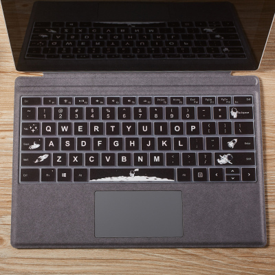 微软surfacepro7键盘膜pro6笔记本电脑laptop2保护贴膜new新|微软pro4/5/6/7[火箭太空人]