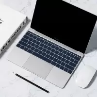 macbookpro键盘膜苹果电脑13.3寸air笔记本13贴膜12保护膜15mac|【透光版雾霾蓝】请备注型号