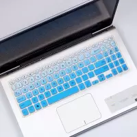 键盘保护膜适用于15.6寸华硕vivobook15s笔记本顽石六代fl8700f|渐变蓝色【买1送1】