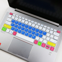 适用于2020联想扬天威6键盘膜14寸十代笔记本电脑全覆盖防尘功能保护贴|七彩蓝色