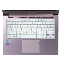 华硕asus灵耀笔记本键盘保护膜u4000uq7200电脑14英寸13贴13.3硅胶垫子u4100unu3000|半透白