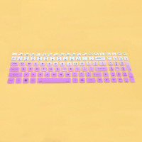 15.6寸机械师t58-v荣耀/竞速版vb游戏笔记本键盘保护膜vbf3vb3电脑贴膜按键防尘套凹凸垫罩透|渐变紫()