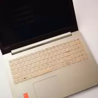 联想v15小新潮5000键盘膜15.6寸笔记本电脑保护潮ideapad340c防尘罩小新air|硅胶-半透金