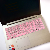 联想v15小新潮5000键盘膜15.6寸笔记本电脑保护潮ideapad340c防尘罩小新air|硅胶-大字版粉