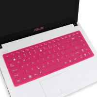 笔记本键盘膜适用华硕u4000电脑a456u全覆盖r414u保护e403n贴a480u防尘罩透明a441u|红色