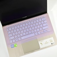 联想华硕戴尔hp小米苹果acer神舟战神电脑键盘保护贴膜15.6通用型14英寸13.3笔记本|[14寸两片装]紫色