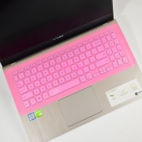 联想华硕戴尔hp小米苹果acer神舟战神电脑键盘保护贴膜15.6通用型14英寸13.3笔记本|[15-17寸两片装]红色