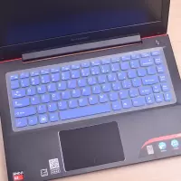 联想笔记本键盘膜14寸g480小新i2000300sflex2y470y400g40电脑保护贴膜|半透蓝