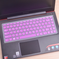 联想笔记本键盘膜14寸g480小新i2000300sflex2y470y400g40电脑保护贴膜|半透紫