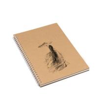 慕莲花2019年新款牛皮纸复古封面a3速写本a4素描本子b5美术绘画本|A3尺寸背影古风女