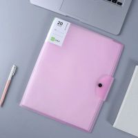 a3学生试卷收纳神器学习文件收纳袋小学初中高中生试卷夹学生用品|A3/30页/粉色
