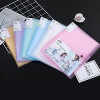 a3学生试卷收纳神器学习文件收纳袋小学初中高中生试卷夹学生用品|A3/20页/蓝绿2本