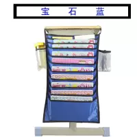 挂书袋初高中生多功能书立架书桌挂袋课桌神器学生书挂袋课桌挂袋|10层宝石蓝