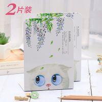 书立书架简易桌上可伸缩立书架学生书夹子书桌收纳夹书器放书神器|大眼白猫 2片装