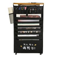 课桌收纳袋初高中学生挂书袋大容量书袋书挂书立加厚挂袋课桌神器|努力努力再努力+缠绕带