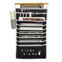 课桌收纳袋初高中学生挂书袋大容量书袋书挂书立加厚挂袋课桌神器|多一点努力多一点成功+缠绕带