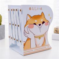 书架学生简易桌上可伸缩书立架桌面折叠置物架高中生放书架初中生|黄色铃铛大脸狗