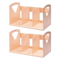 书架学生书立ins文件收纳架简易学生桌上多层ps文件框书夹桌面架|藕粉色(两个优惠装) 收藏店铺优先发货