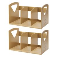 书架学生书立ins文件收纳架简易学生桌上多层ps文件框书夹桌面架|姜色(两个优惠装) 收藏店铺优先发货