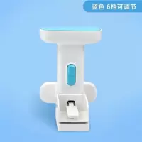 儿童阅读架读书架韩国创意书夹多功能可折叠书立架金属夹书器|坐姿矫正器[新款蓝]