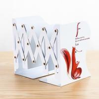 大号韩国学生书夹书立书靠创意可折叠伸缩书立架伸缩书挡课桌书架|动物-狐狸 均码