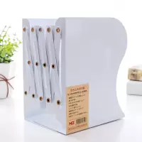 可伸缩书立架学生用创意简约铁书夹书靠书挡书挡板收纳书立|伸缩书立白色(大号)