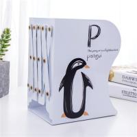 伸缩书立可伸缩书立铁书立金属书立创意学生大号书挡书夹书架书靠|动物之家-企鹅