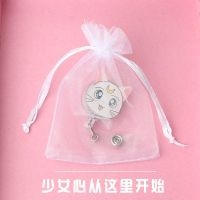 医院护士胸牌夹子工号卡通易拉伸缩扣防水卡套工作胸卡挂绳牌