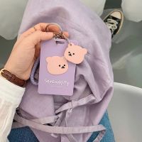 公交卡保护套ins风学生饭卡校园可爱门禁少女情侣卡套软材质