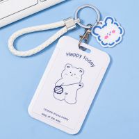 工作公交车饭卡卡套ins风带挂绳学生校园出入证可爱胸牌少女