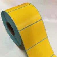 三防彩色热敏纸10080706040*30红黄蓝色不干胶标签条码打印纸|黄色 40*30*1000张单排