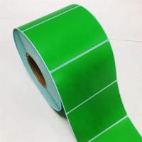 三防彩色热敏纸10080706040*30红黄蓝色不干胶标签条码打印纸|绿色 50*30*1000张单排