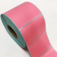 三防彩色热敏纸10080706040*30红黄蓝色不干胶标签条码打印纸|粉色 50*30*1000张单排