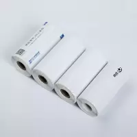 中通申通圆通百世空白韵达快递便携式电子面单热敏蓝牙打印纸一联|40卷(划算) 76*13050张百世一联