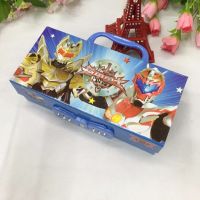 儿童文具盒男孩密码三层创意多功能小学生铅笔盒女孩卡通笔袋纸板