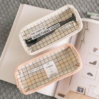 韩国简约透明铅笔袋创意可爱小清新文具盒高中生男女笔袋文具盒