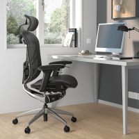 美国 人体工学椅电脑椅电竞椅护腰颈家用办公老板椅升降可躺