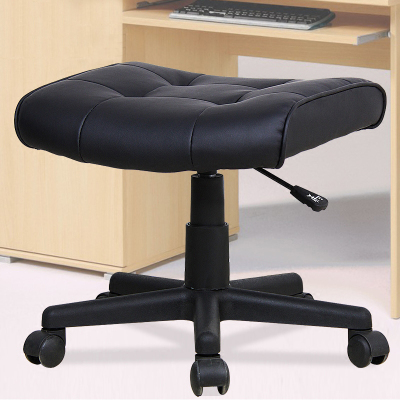 休足小电脑椅家用搁脚凳升降职员椅工作凳办公座椅脚踏换鞋凳小巧