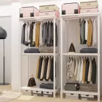衣架落地卧室挂衣架简易衣架柜衣帽架置物架挂衣服包架子简约现代