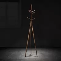 衣帽架落地式卧室挂衣架实木衣服架家用多功能现代简约欧式衣架子