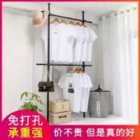 顶天立地衣架衣服架子家用简易衣帽架衣架子挂衣架落地卧室多功能