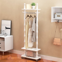 衣架落地卧室网红小型室内现代简约家用挂衣架房间实木衣帽架简易
