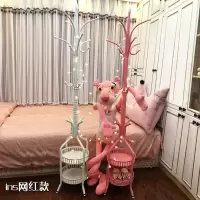 衣帽架落地卧室网红简约现代铁艺挂衣架门厅大衣架室内立式晾衣架