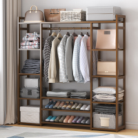 衣帽架衣架落地卧室简易衣架子置物架楠竹客厅家用挂衣架简约现代