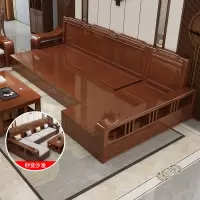 实木沙发床两用可折叠双人客厅多功能贵妃经济型小户型可伸缩收纳