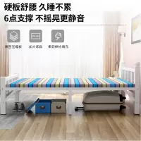 折叠床单人床午休办公室简易便携家用陪护成人出租屋双人木板床铺