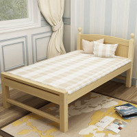 实木床家用出租单人双人床无漆热卖松木定制床1.0m1.2m1.35m1.5m