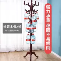 欧式实木衣帽架落地单杆立式家用卧室挂包架网红简约挂衣服的架子