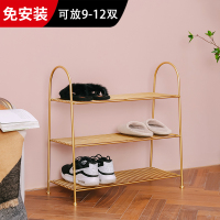 免安装北欧多层门口小鞋架简易经济型家用室内好看进门铁艺鞋架子