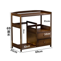 移动茶水架置物架饮水桶架子楠竹实木简约收纳储物茶水柜茶台边几
